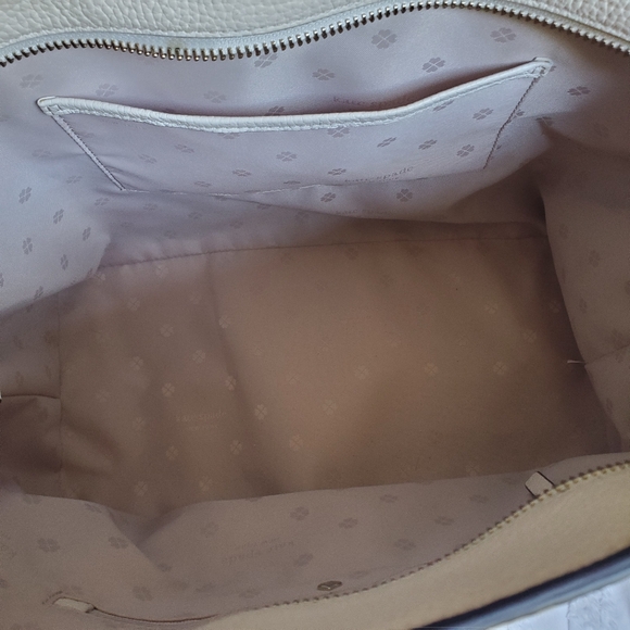 Kate Spade Cream Leather Tote - Picture 7 of 8